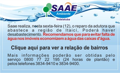 Aviso SAAE_padrao itaici