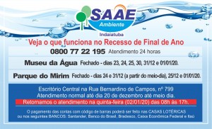 Aviso SAAE_final de ano